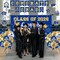 Class of 2026 Graduation Decorations Set - Blue & Gold Congrats Grad Party Kit - Includes Backdrop, Porch Signs, Hanging Swirls, Honeycomb Centerpieces & Balloons